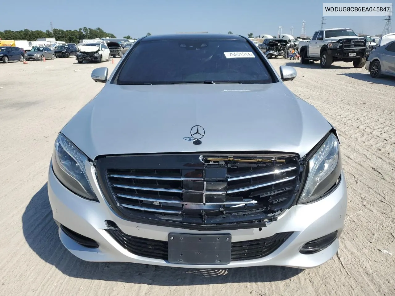 2014 Mercedes-Benz S 550 VIN: WDDUG8CB6EA045847 Lot: 75651514