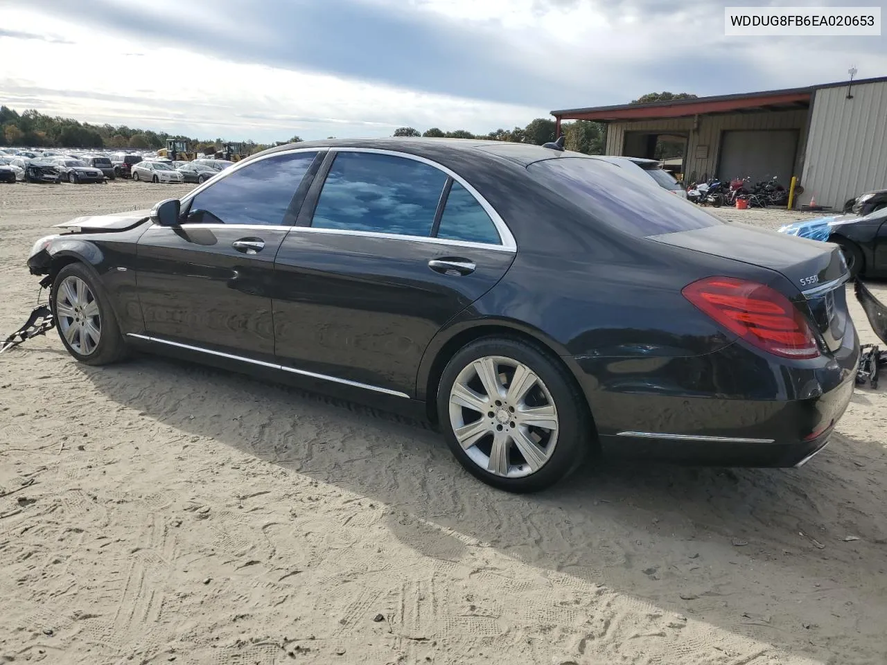 2014 Mercedes-Benz S 550 4Matic VIN: WDDUG8FB6EA020653 Lot: 76021054