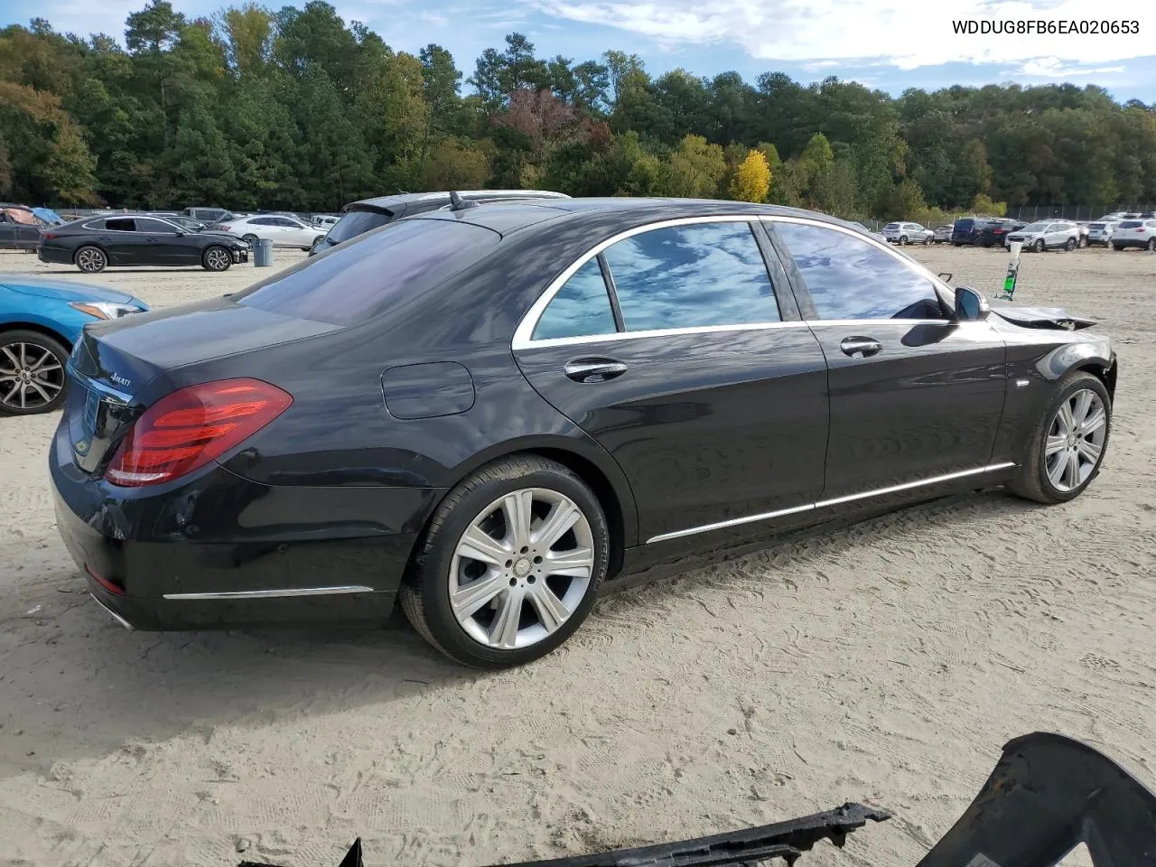 2014 Mercedes-Benz S 550 4Matic VIN: WDDUG8FB6EA020653 Lot: 76021054