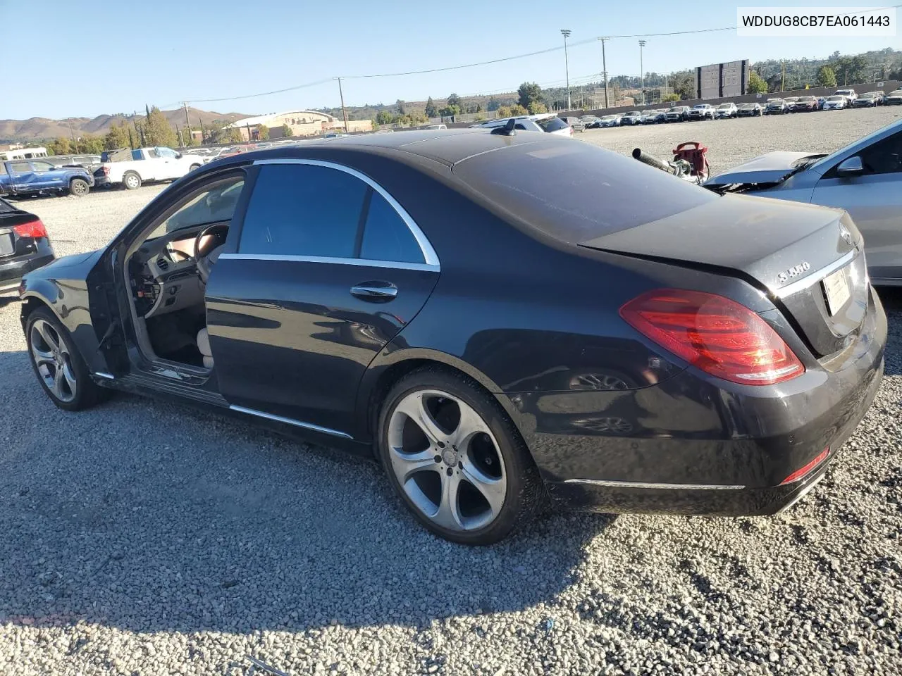 2014 Mercedes-Benz S 550 VIN: WDDUG8CB7EA061443 Lot: 77540794