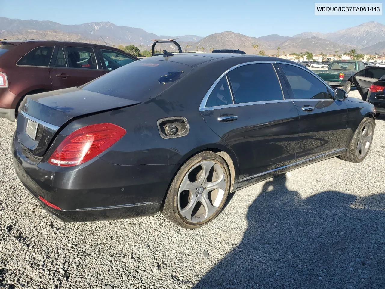 2014 Mercedes-Benz S 550 VIN: WDDUG8CB7EA061443 Lot: 77540794