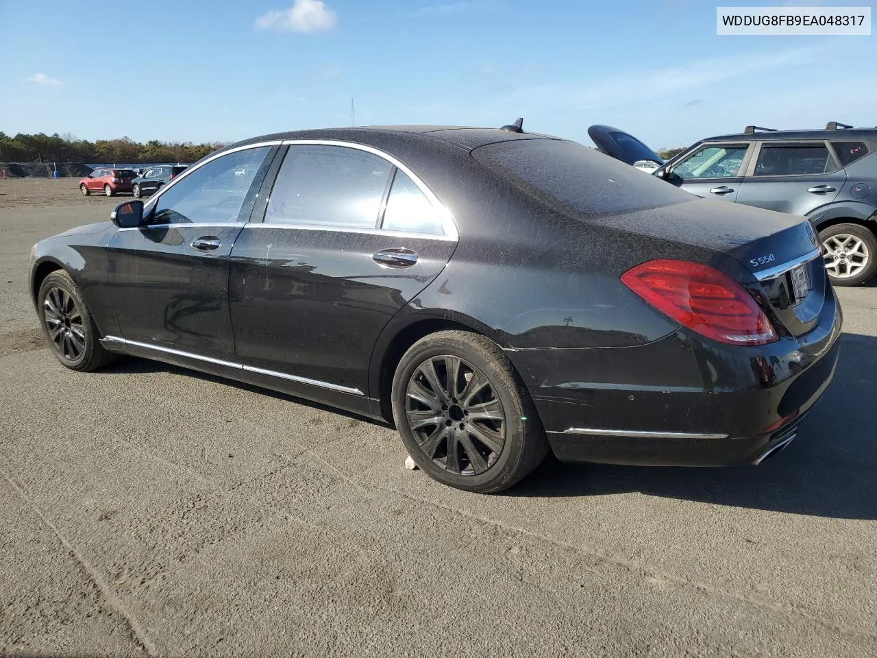 2014 Mercedes-Benz S 550 4Matic VIN: WDDUG8FB9EA048317 Lot: 78001224