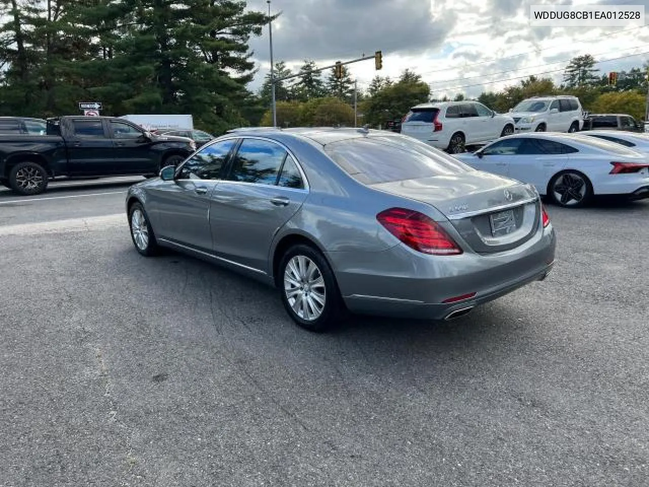 2014 Mercedes-Benz S 550 VIN: WDDUG8CB1EA012528 Lot: 78857054