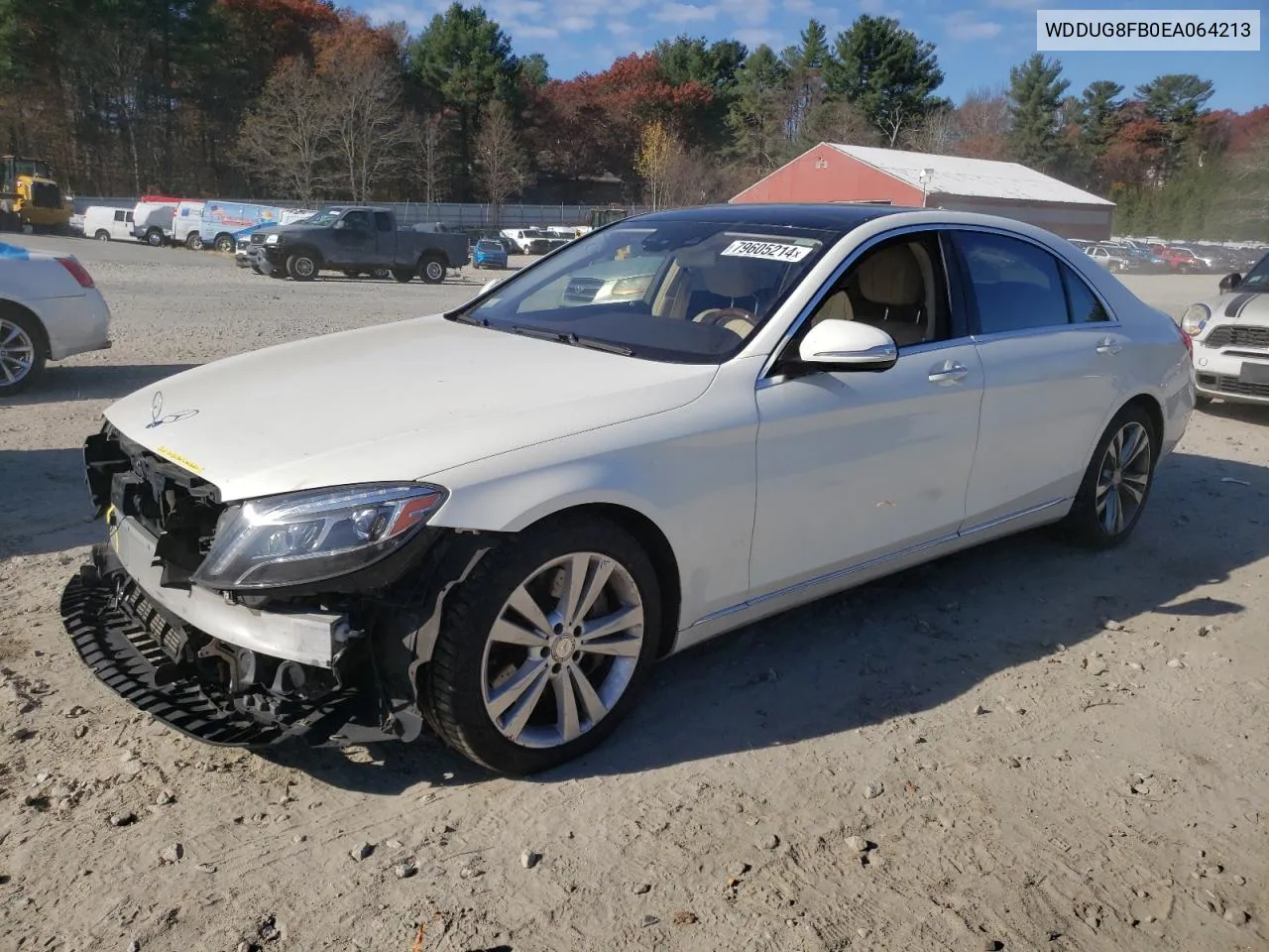 2014 Mercedes-Benz S 550 4Matic VIN: WDDUG8FB0EA064213 Lot: 79605214