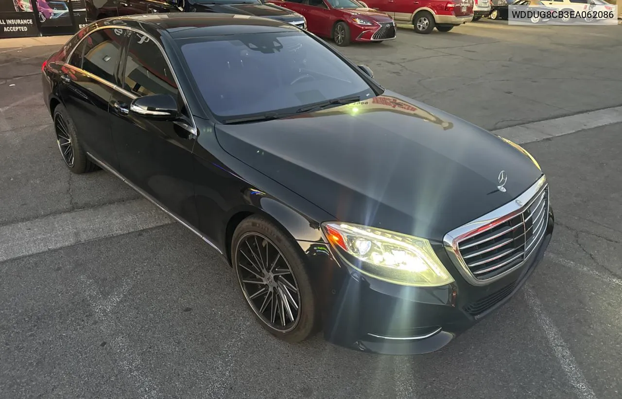 2014 Mercedes-Benz S 550 VIN: WDDUG8CB3EA062086 Lot: 80799134