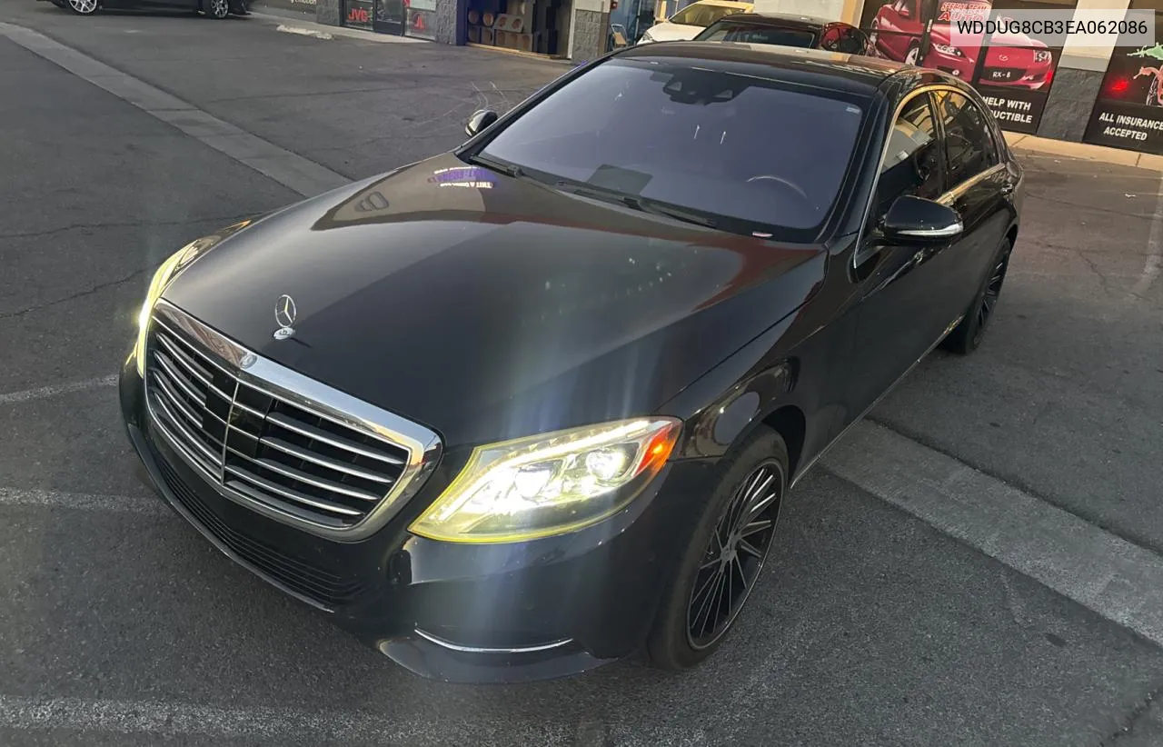 2014 Mercedes-Benz S 550 VIN: WDDUG8CB3EA062086 Lot: 80799134