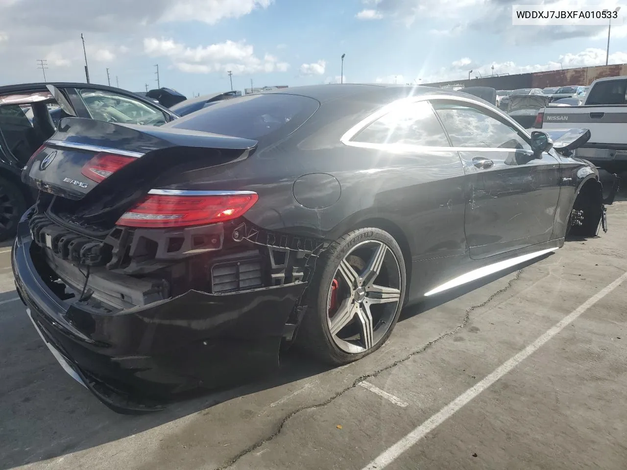 2015 Mercedes-Benz S 63 Amg VIN: WDDXJ7JBXFA010533 Lot: 37730334