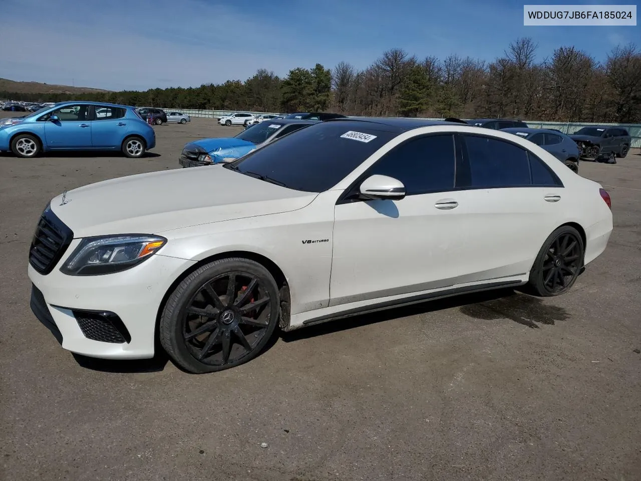 2015 Mercedes-Benz S 63 Amg VIN: WDDUG7JB6FA185024 Lot: 46803454