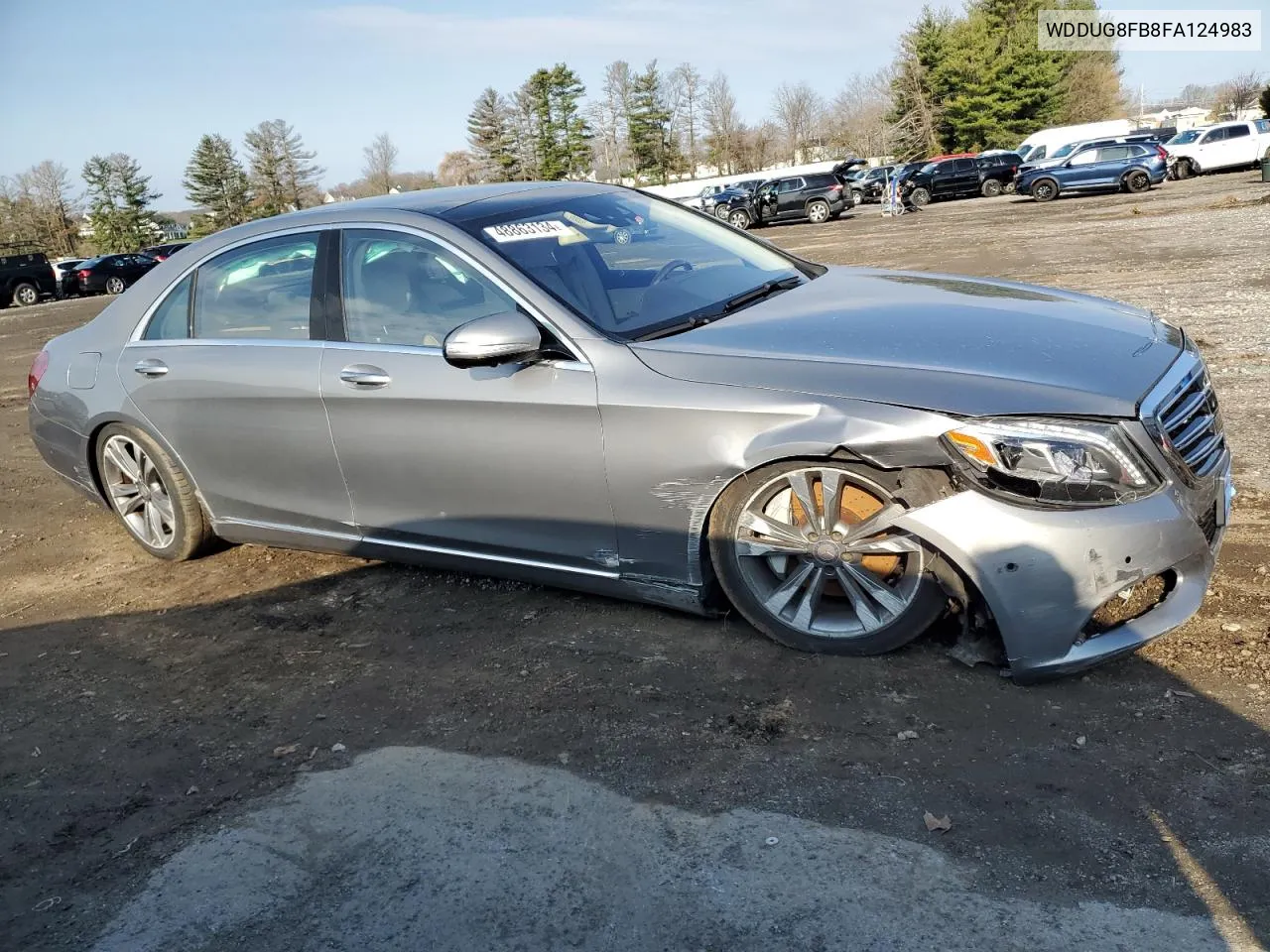 2015 Mercedes-Benz S 550 4Matic VIN: WDDUG8FB8FA124983 Lot: 48863134