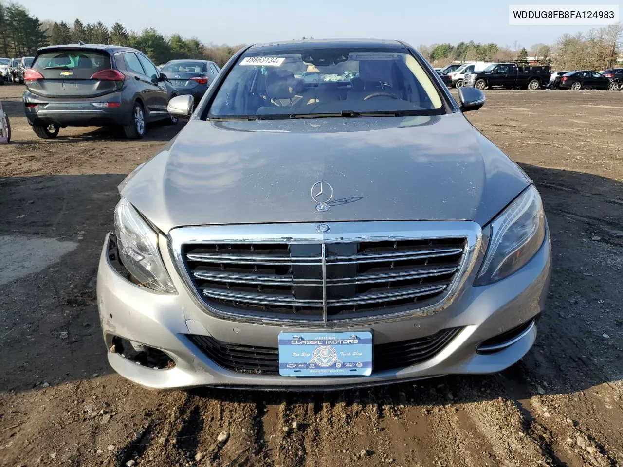 2015 Mercedes-Benz S 550 4Matic VIN: WDDUG8FB8FA124983 Lot: 48863134