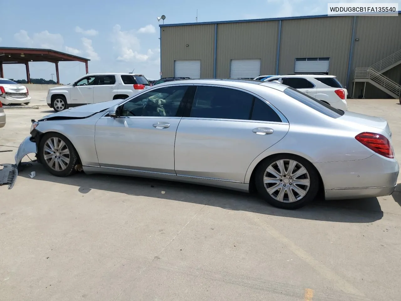 2015 Mercedes-Benz S 550 VIN: WDDUG8CB1FA135540 Lot: 58730574