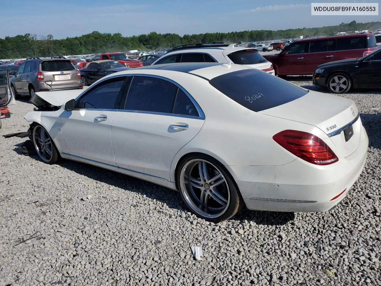 2015 Mercedes-Benz S 550 4Matic VIN: WDDUG8FB9FA160553 Lot: 59162774