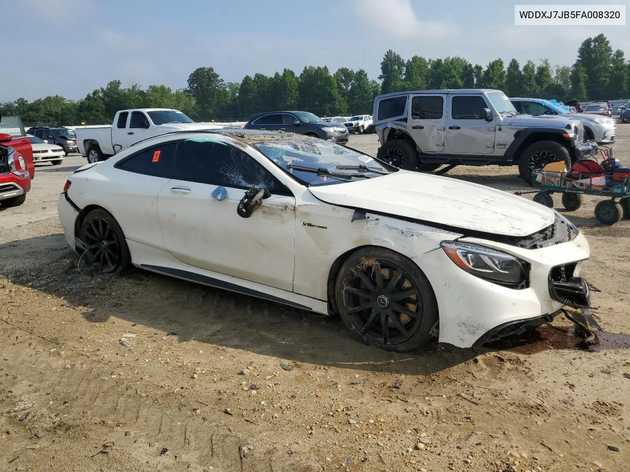 2015 Mercedes-Benz S 63 Amg VIN: WDDXJ7JB5FA008320 Lot: 61063434