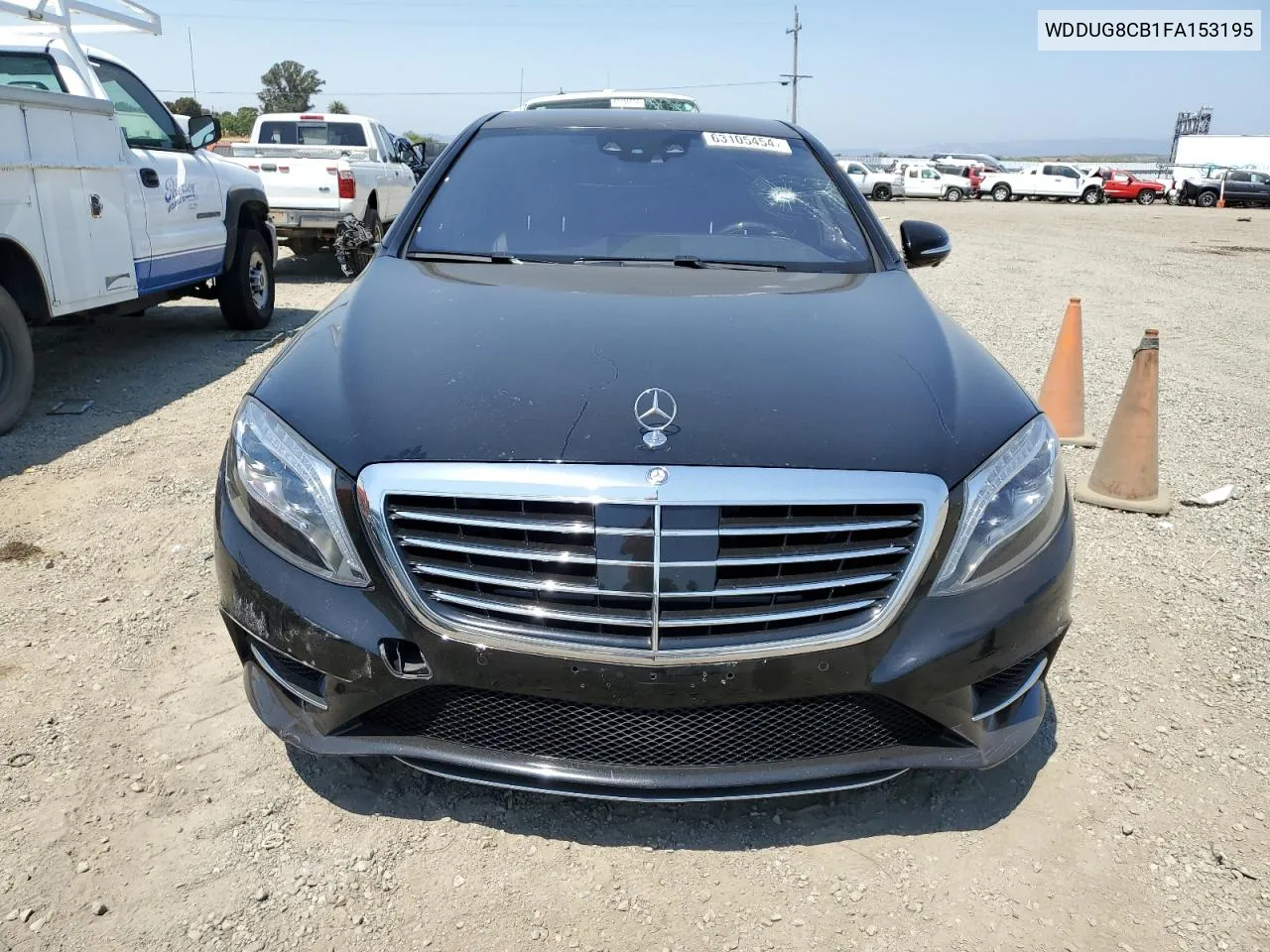 2015 Mercedes-Benz S 550 VIN: WDDUG8CB1FA153195 Lot: 63105454