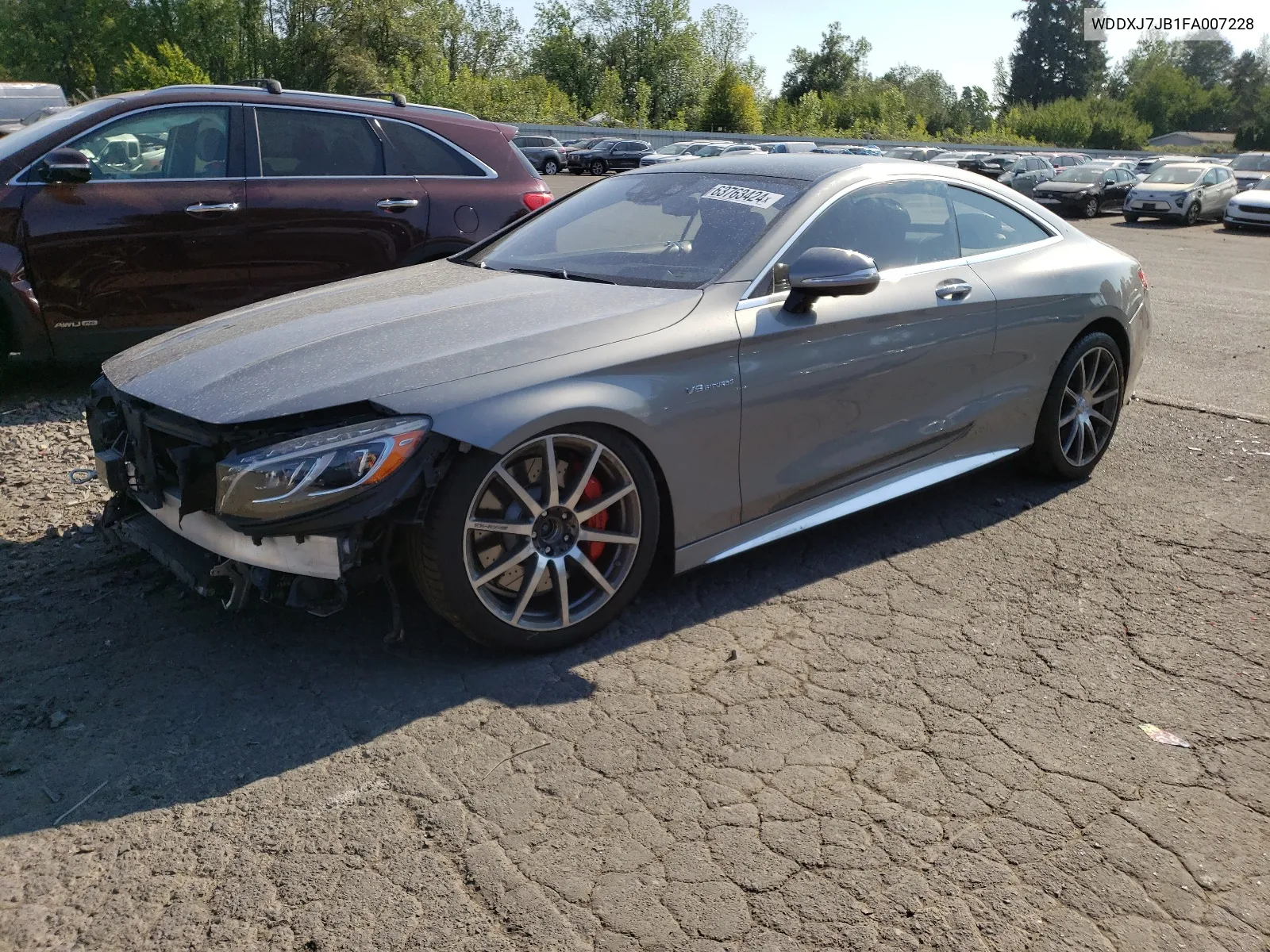 2015 Mercedes-Benz S 63 Amg VIN: WDDXJ7JB1FA007228 Lot: 63763424