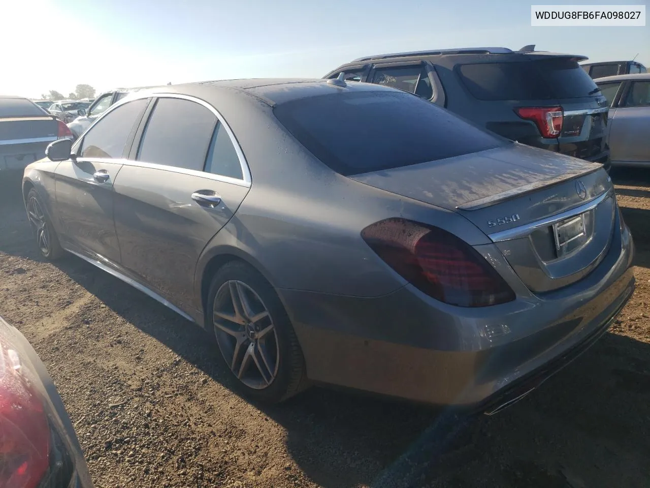 2015 Mercedes-Benz S 550 4Matic VIN: WDDUG8FB6FA098027 Lot: 64161484