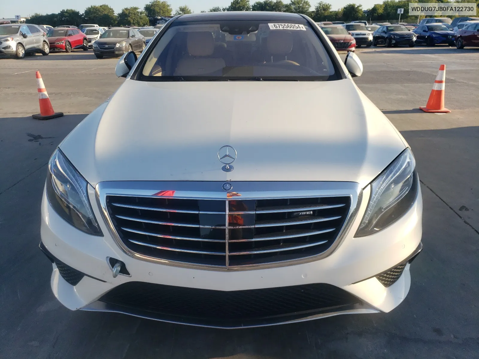 2015 Mercedes-Benz S 63 Amg VIN: WDDUG7JB0FA122730 Lot: 67556054