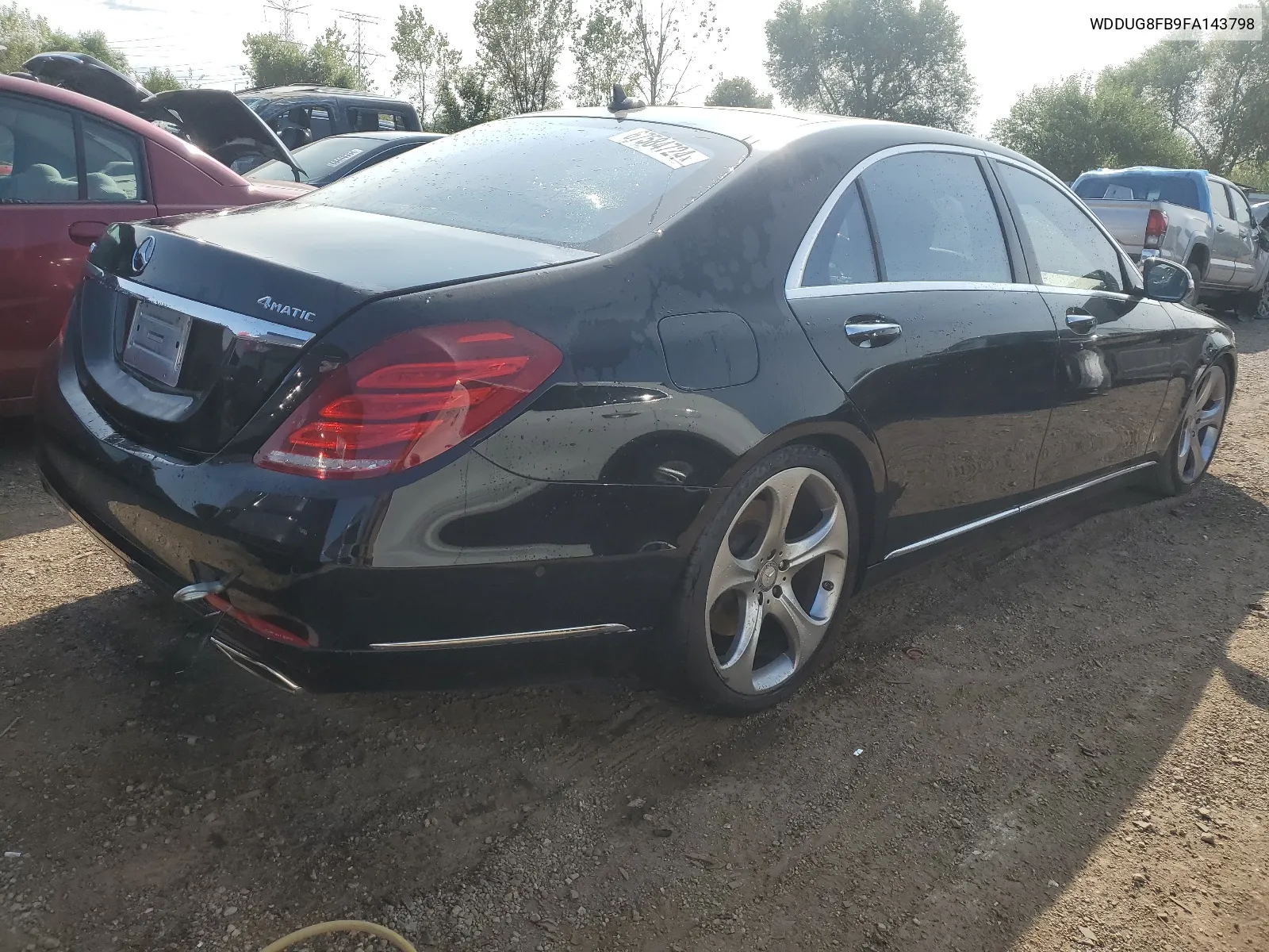 2015 Mercedes-Benz S 550 4Matic VIN: WDDUG8FB9FA143798 Lot: 67584724