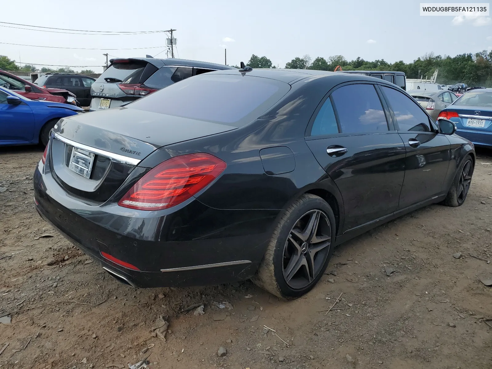 2015 Mercedes-Benz S 550 4Matic VIN: WDDUG8FB5FA121135 Lot: 67634524