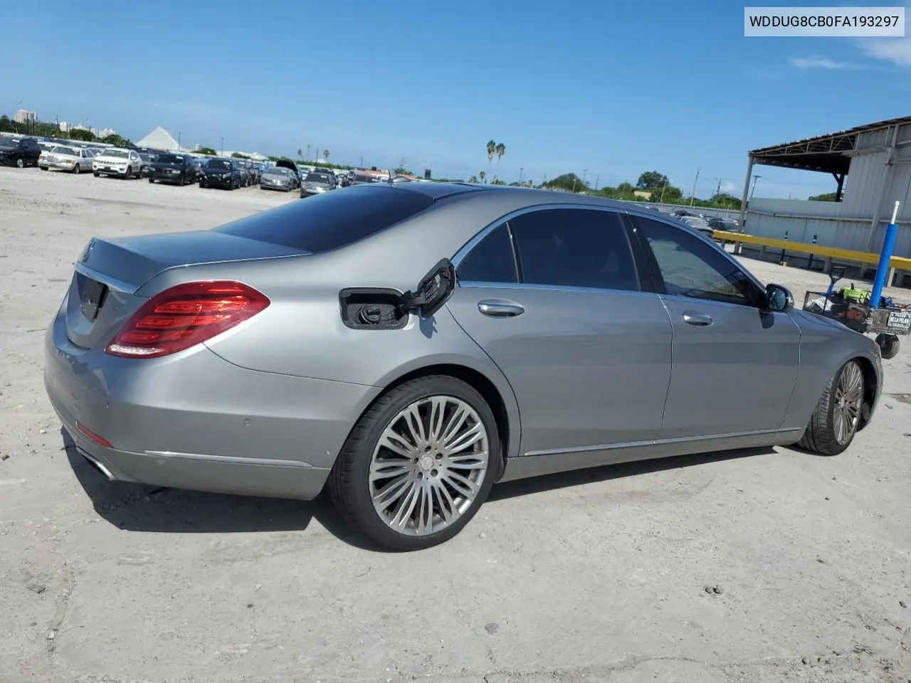 2015 Mercedes-Benz S 550 VIN: WDDUG8CB0FA193297 Lot: 67722264