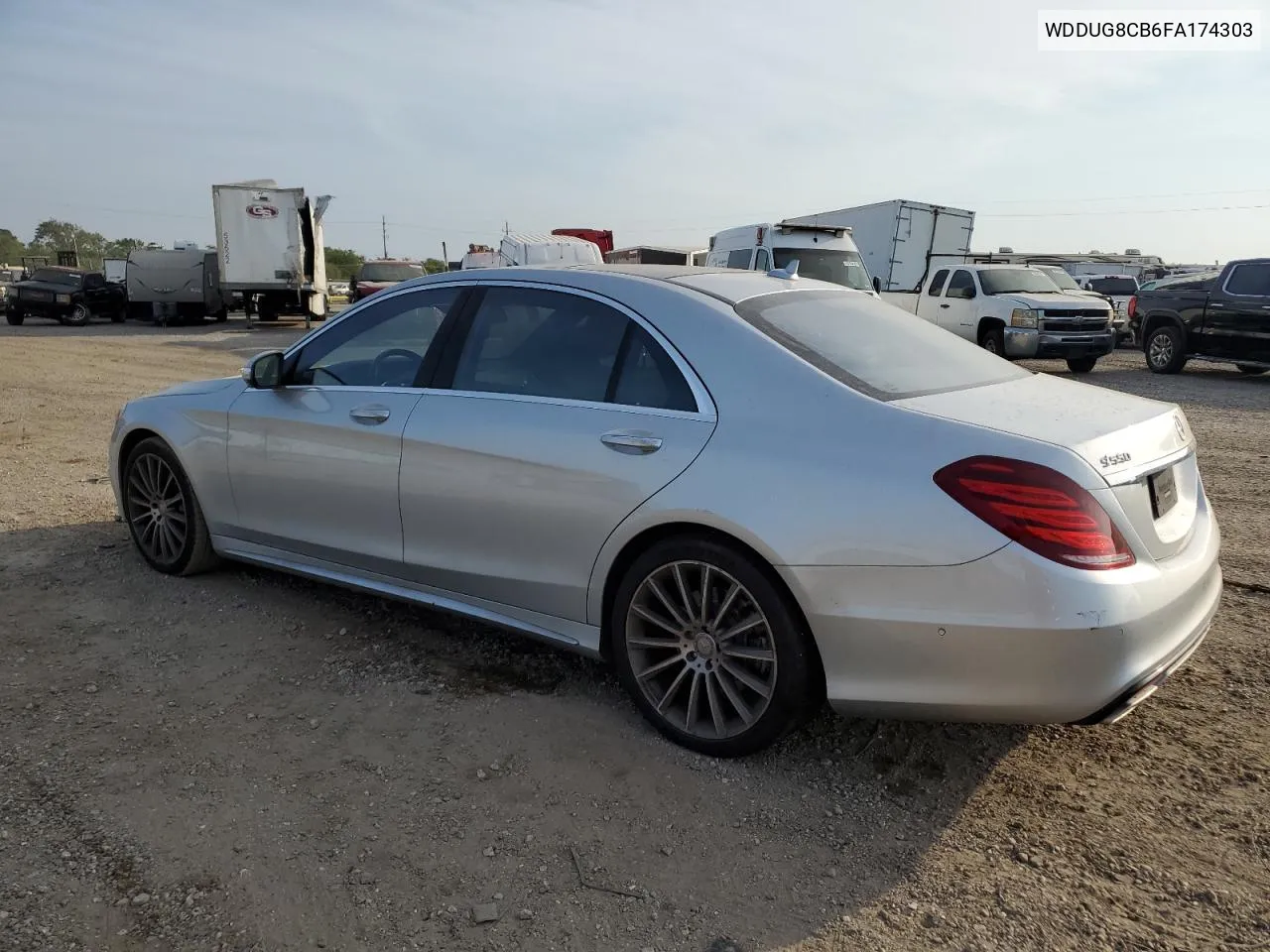 2015 Mercedes-Benz S 550 VIN: WDDUG8CB6FA174303 Lot: 68860904