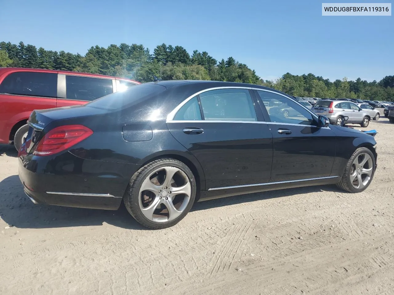 2015 Mercedes-Benz S 550 4Matic VIN: WDDUG8FBXFA119316 Lot: 69940444