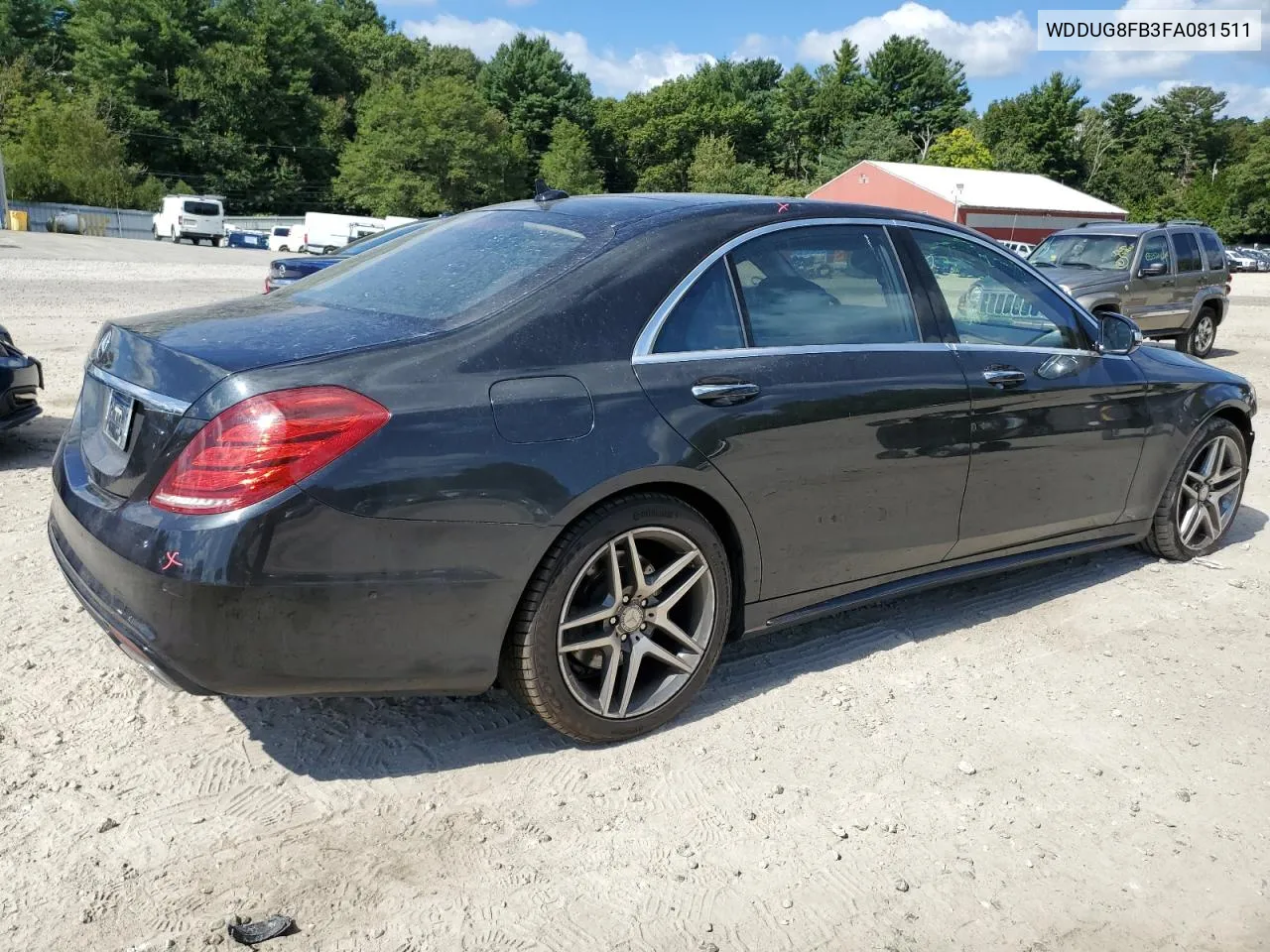 2015 Mercedes-Benz S 550 4Matic VIN: WDDUG8FB3FA081511 Lot: 70657794