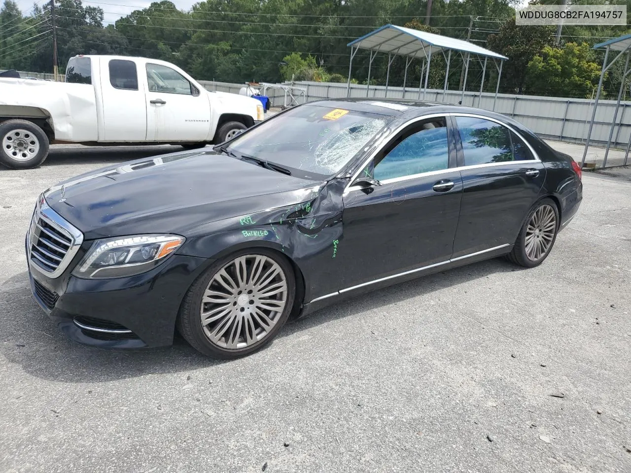 2015 Mercedes-Benz S 550 VIN: WDDUG8CB2FA194757 Lot: 71187834