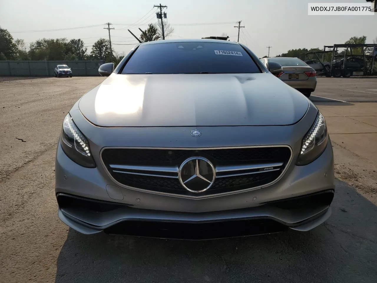 2015 Mercedes-Benz S 63 Amg VIN: WDDXJ7JB0FA001775 Lot: 71652414