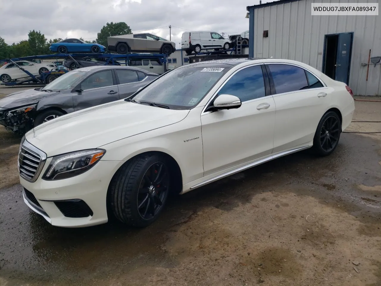 2015 Mercedes-Benz S 63 Amg VIN: WDDUG7JBXFA089347 Lot: 71735694