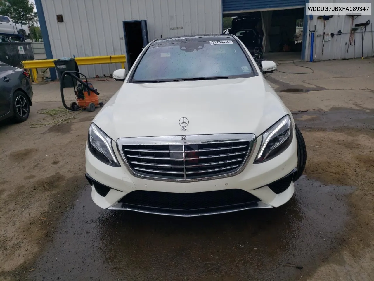 2015 Mercedes-Benz S 63 Amg VIN: WDDUG7JBXFA089347 Lot: 71735694