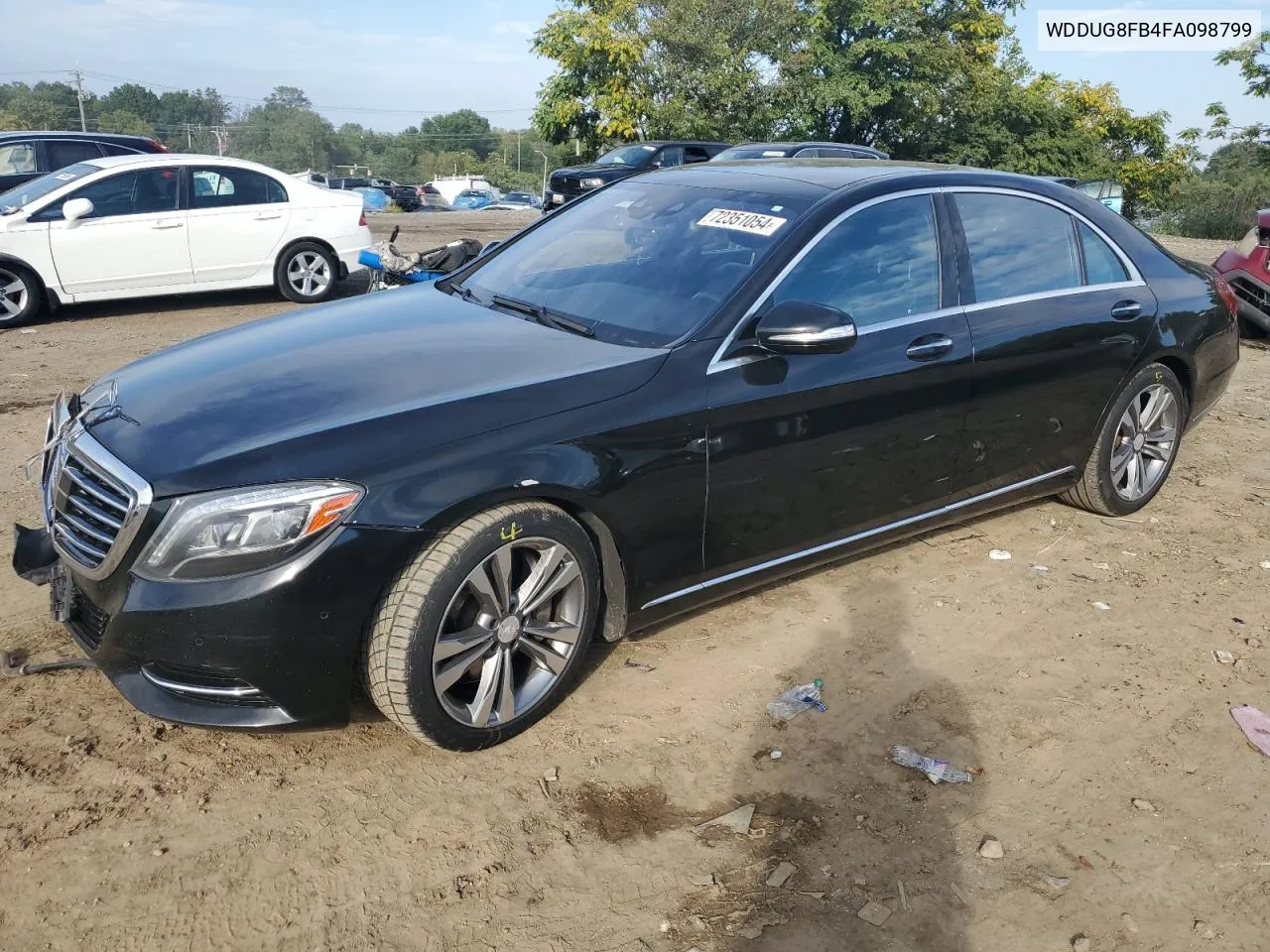 2015 Mercedes-Benz S 550 4Matic VIN: WDDUG8FB4FA098799 Lot: 72351054