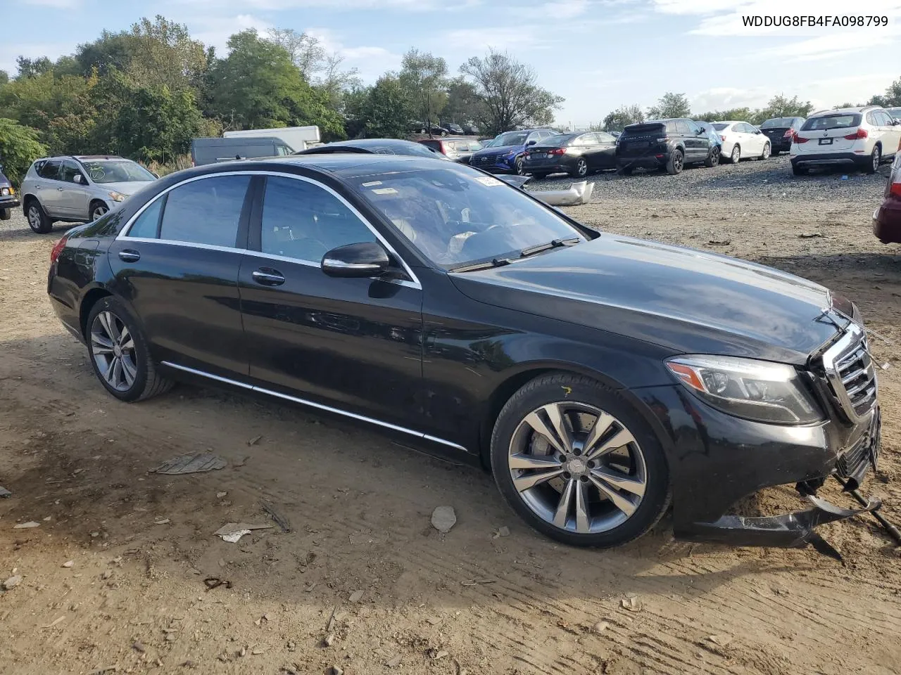 2015 Mercedes-Benz S 550 4Matic VIN: WDDUG8FB4FA098799 Lot: 72351054