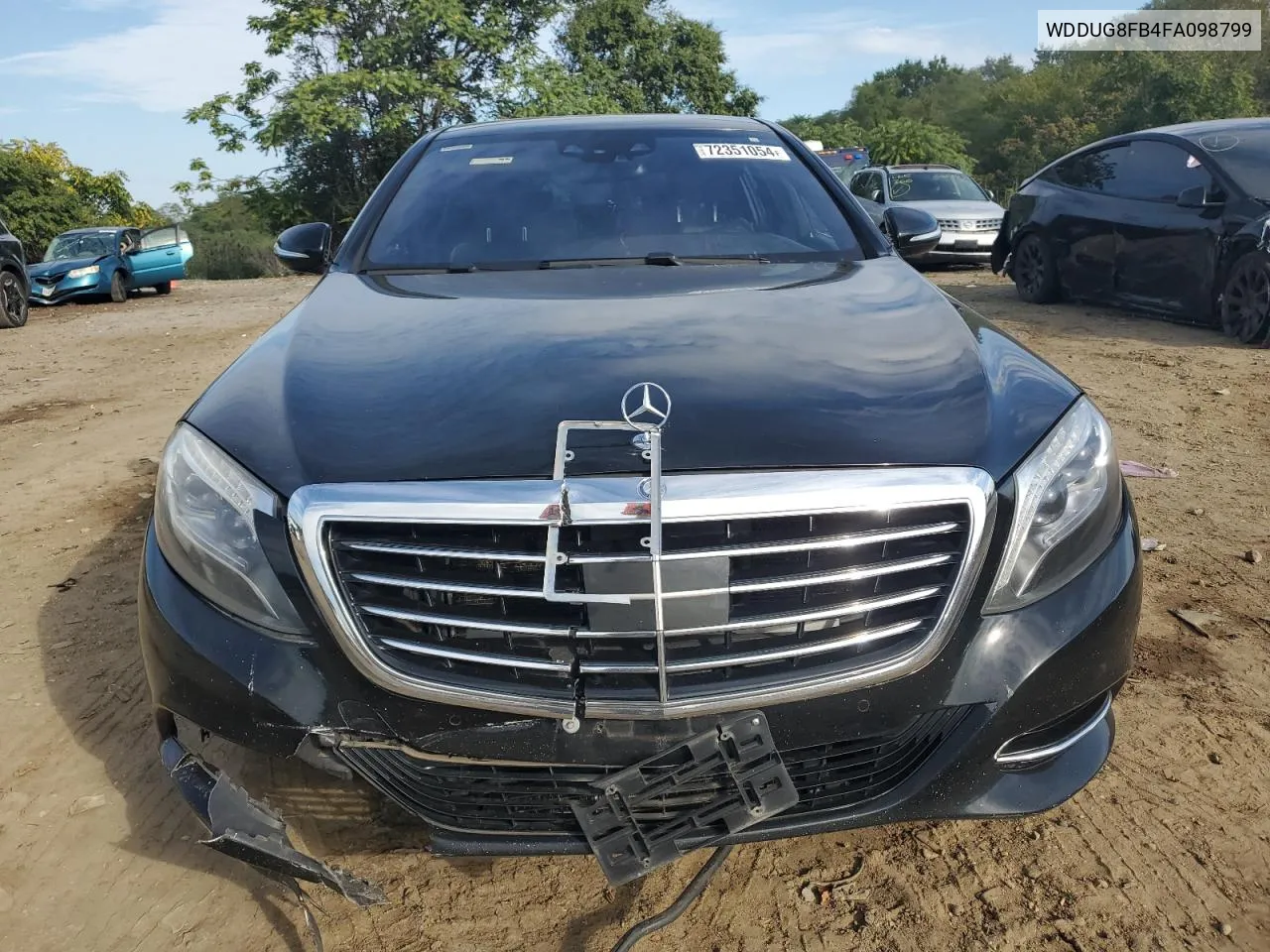 2015 Mercedes-Benz S 550 4Matic VIN: WDDUG8FB4FA098799 Lot: 72351054