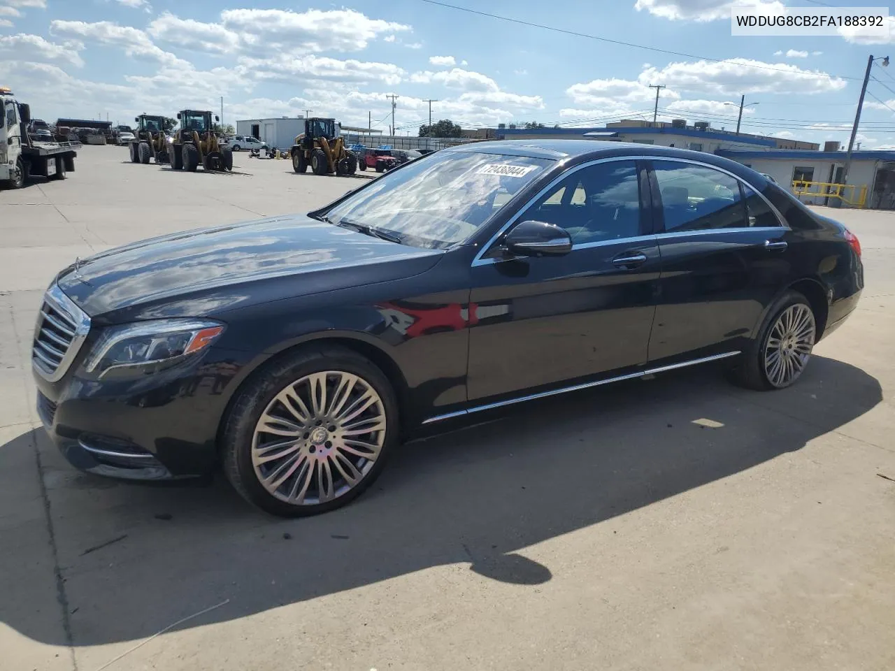 2015 Mercedes-Benz S 550 VIN: WDDUG8CB2FA188392 Lot: 72438044