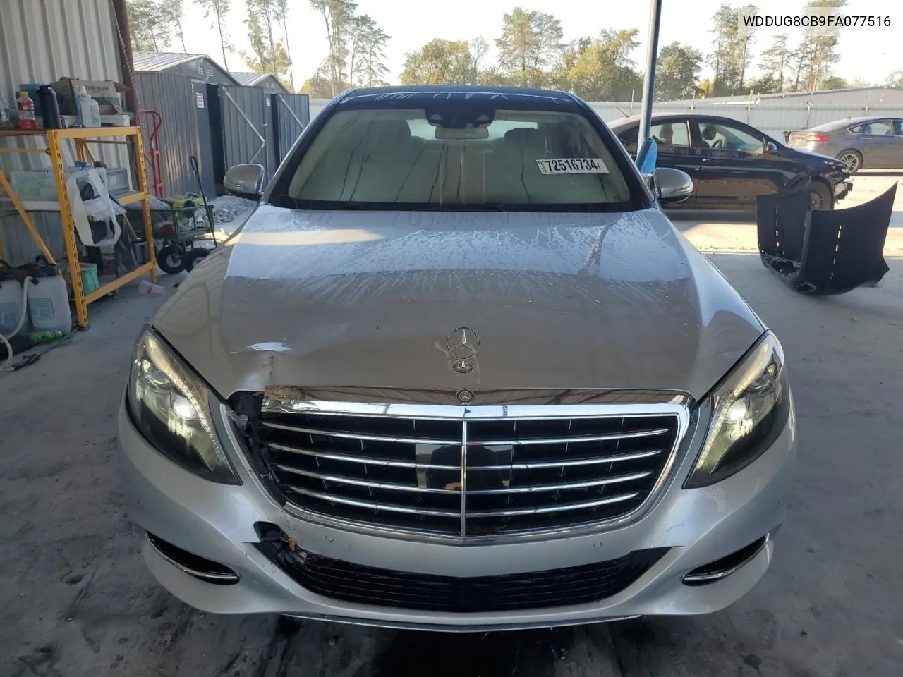 2015 Mercedes-Benz S 550 VIN: WDDUG8CB9FA077516 Lot: 72516734