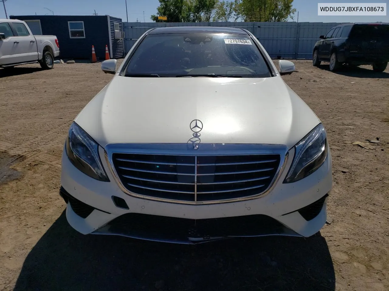 2015 Mercedes-Benz S 63 Amg VIN: WDDUG7JBXFA108673 Lot: 72797634