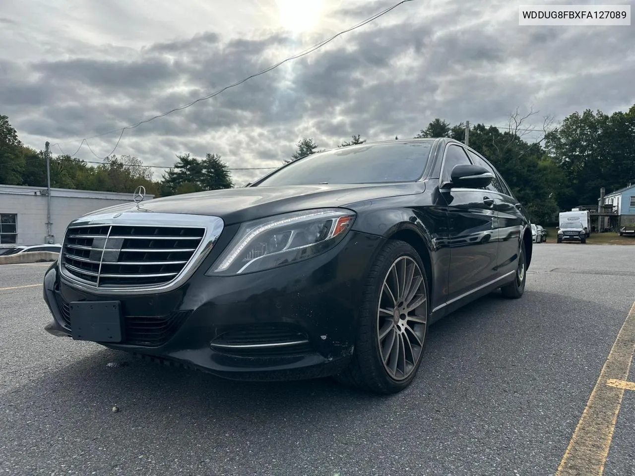 2015 Mercedes-Benz S 550 4Matic VIN: WDDUG8FBXFA127089 Lot: 72942234