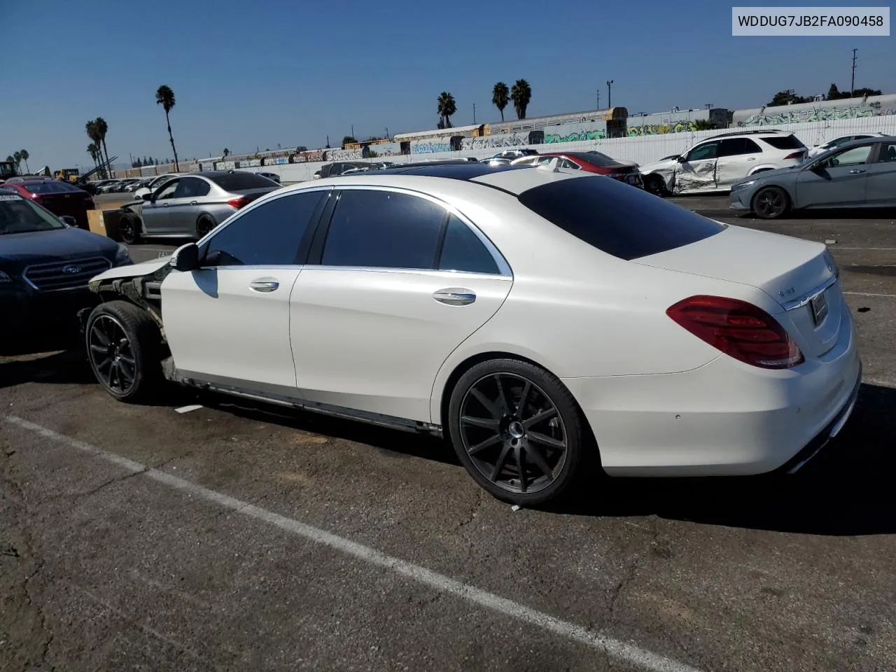 2015 Mercedes-Benz S 63 Amg VIN: WDDUG7JB2FA090458 Lot: 73182064