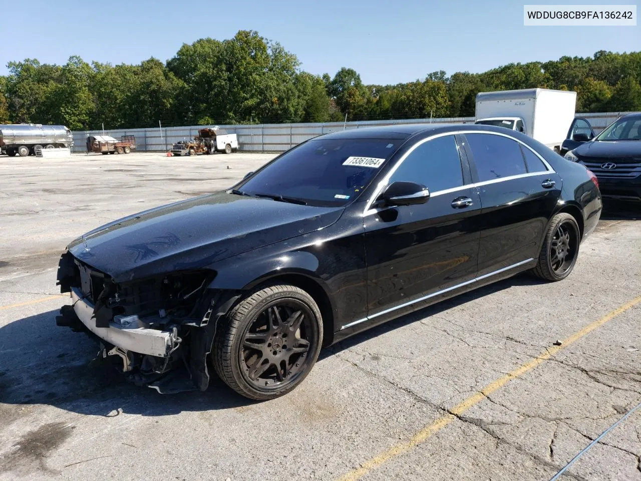 2015 Mercedes-Benz S 550 VIN: WDDUG8CB9FA136242 Lot: 73361064