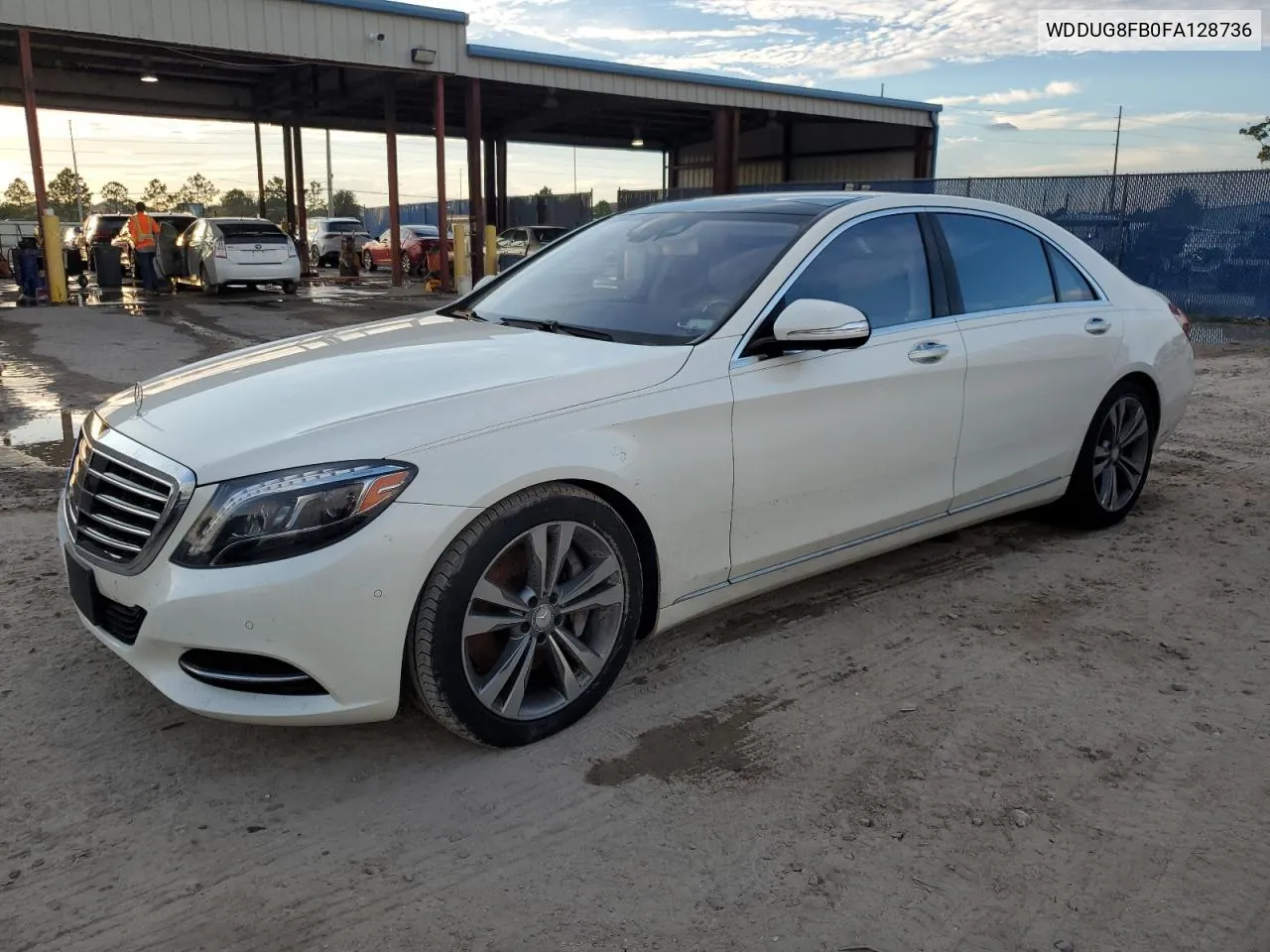 2015 Mercedes-Benz S 550 4Matic VIN: WDDUG8FB0FA128736 Lot: 73921794