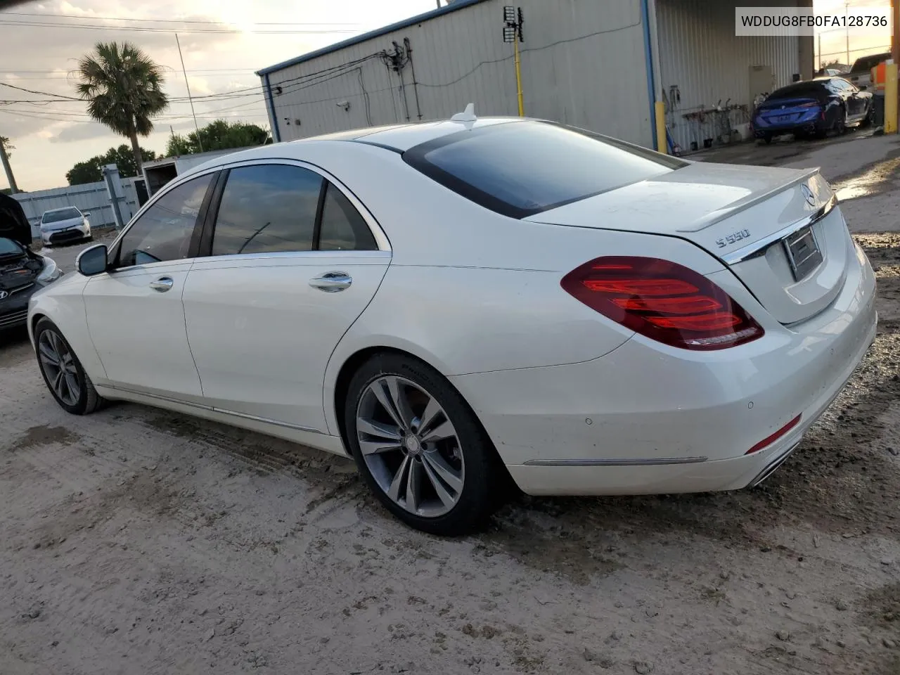 2015 Mercedes-Benz S 550 4Matic VIN: WDDUG8FB0FA128736 Lot: 73921794