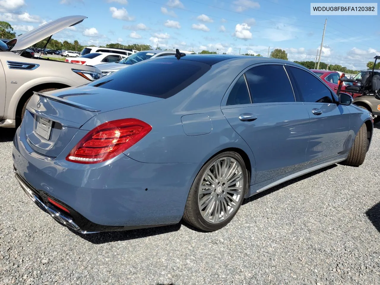 2015 Mercedes-Benz S 550 4Matic VIN: WDDUG8FB6FA120382 Lot: 74366784