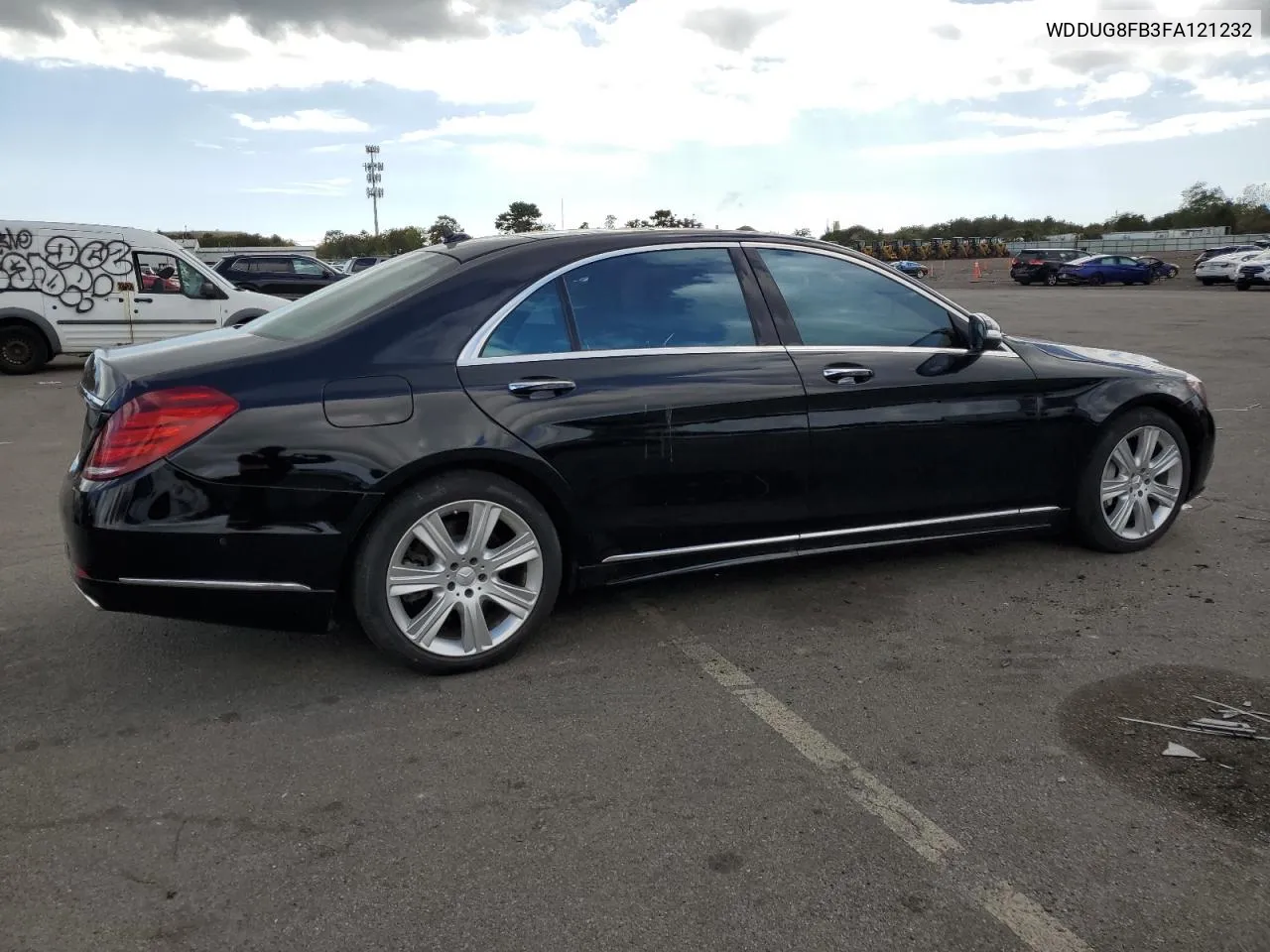 2015 Mercedes-Benz S 550 4Matic VIN: WDDUG8FB3FA121232 Lot: 74370284