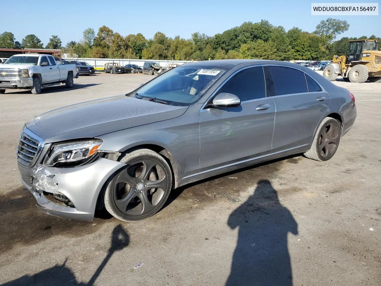 2015 Mercedes-Benz S 550 VIN: WDDUG8CBXFA156497 Lot: 74801954