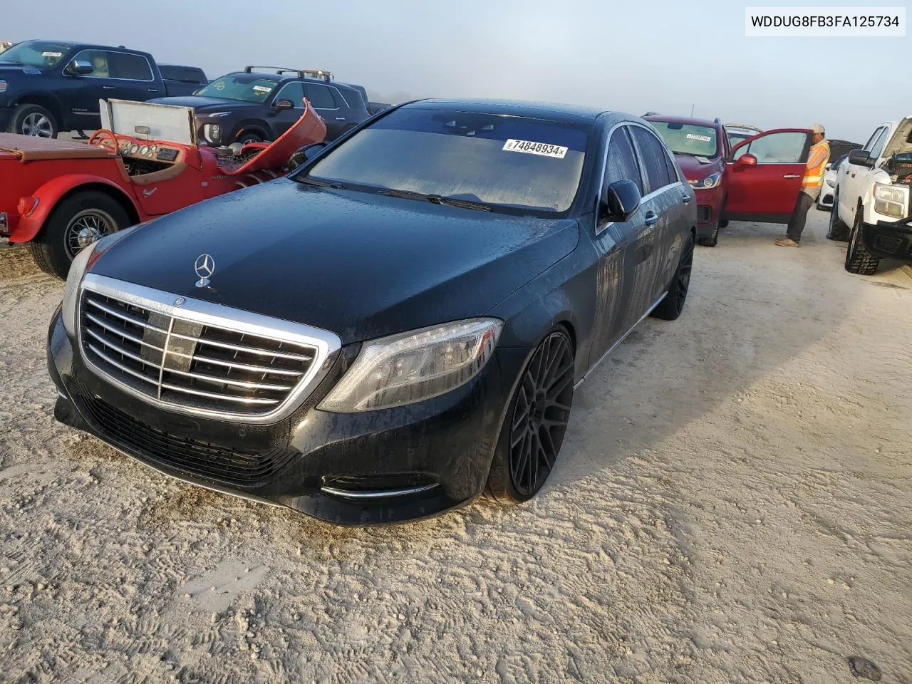 2015 Mercedes-Benz S 550 4Matic VIN: WDDUG8FB3FA125734 Lot: 74848934