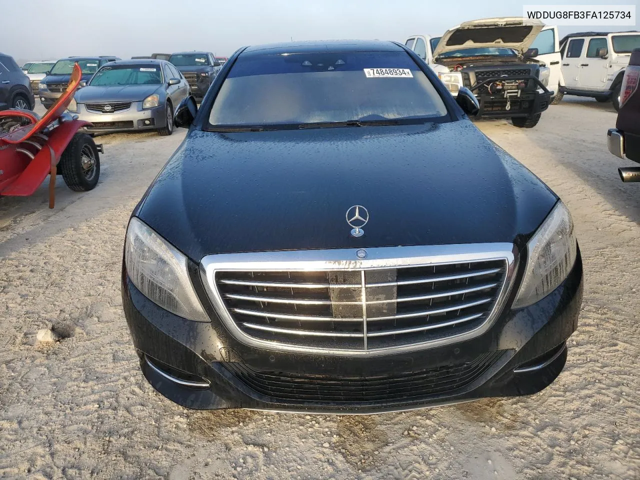 2015 Mercedes-Benz S 550 4Matic VIN: WDDUG8FB3FA125734 Lot: 74848934