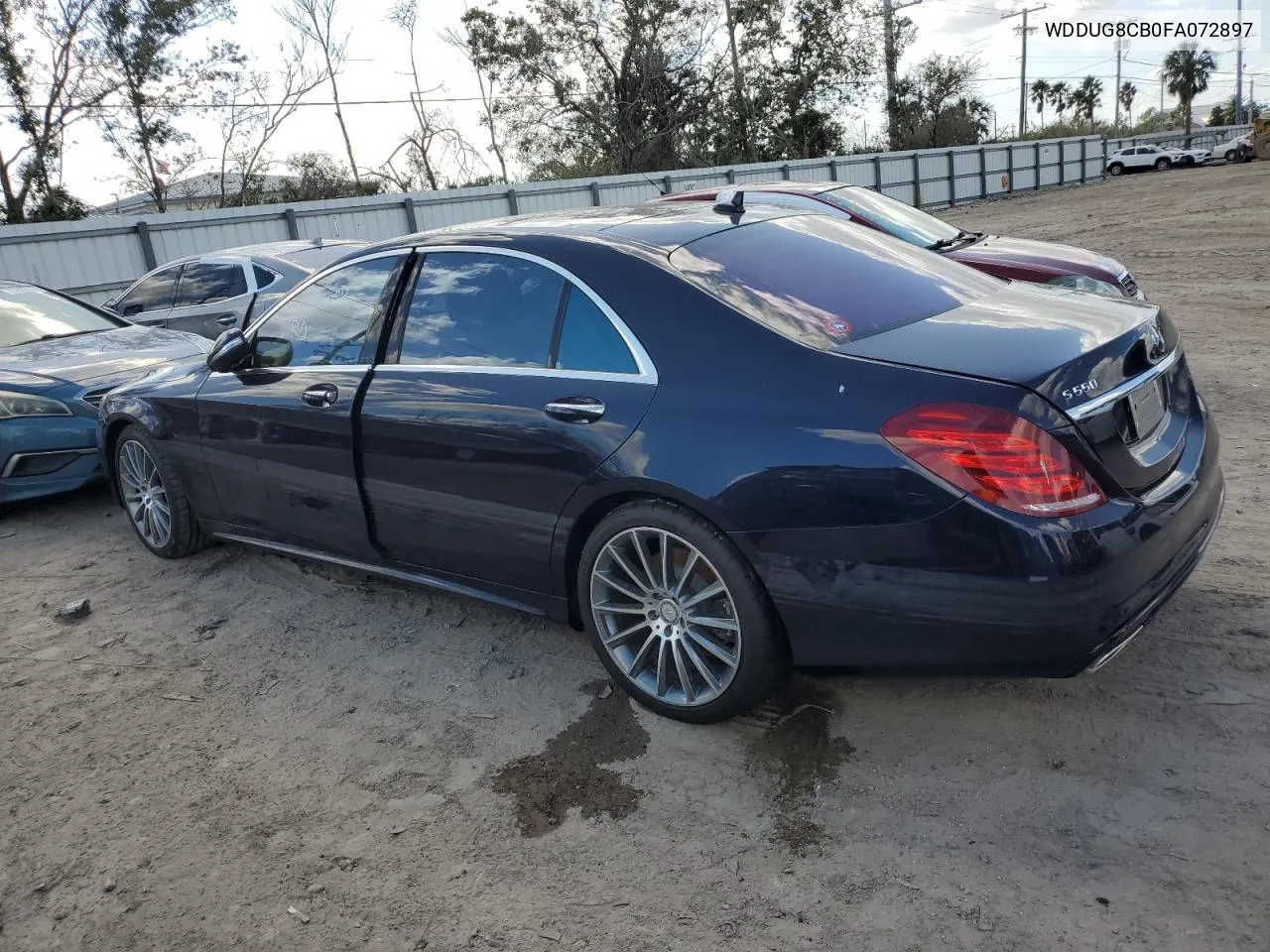 2015 Mercedes-Benz S 550 VIN: WDDUG8CB0FA072897 Lot: 75237534