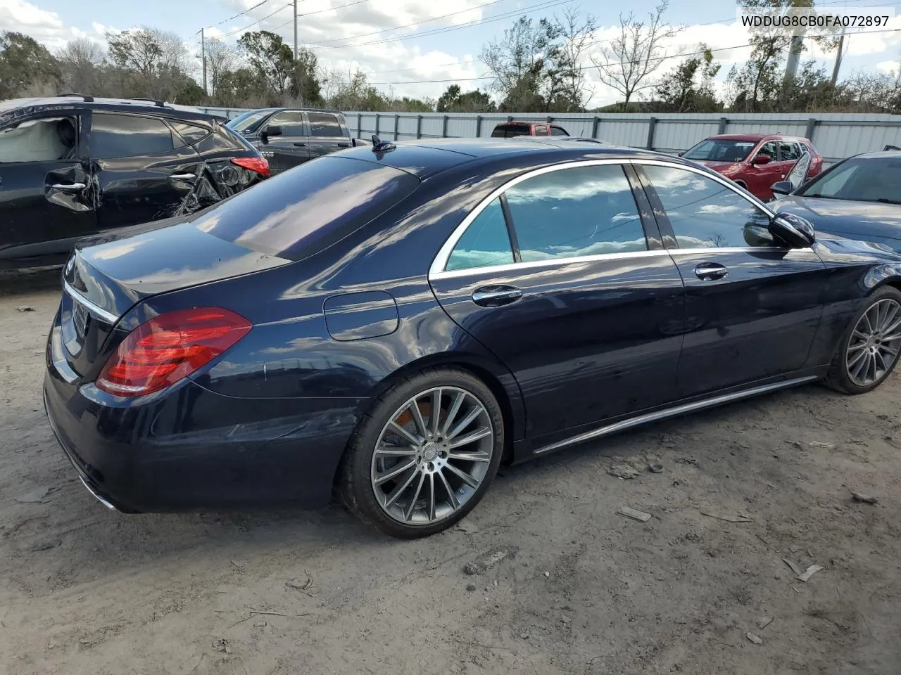 2015 Mercedes-Benz S 550 VIN: WDDUG8CB0FA072897 Lot: 75237534