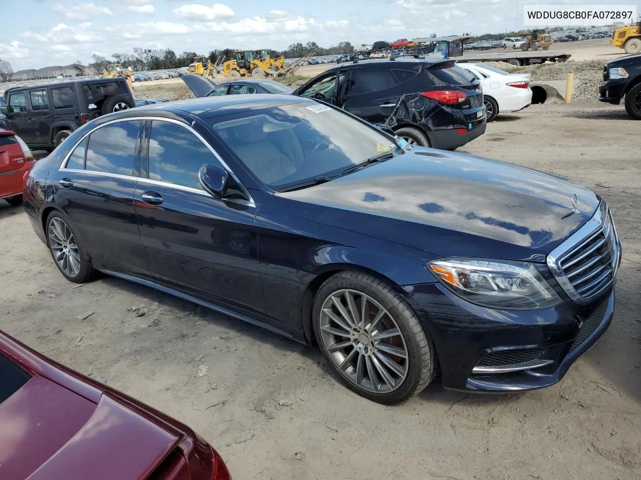 2015 Mercedes-Benz S 550 VIN: WDDUG8CB0FA072897 Lot: 75237534